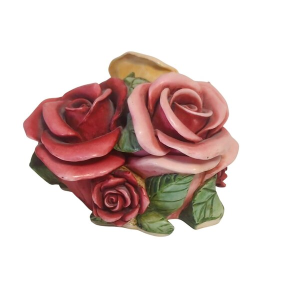 Harmony Kingdom 1999 Parade of Gifts Rose Bouquet Trinket Box Limited Edition - Picture 1 of 9